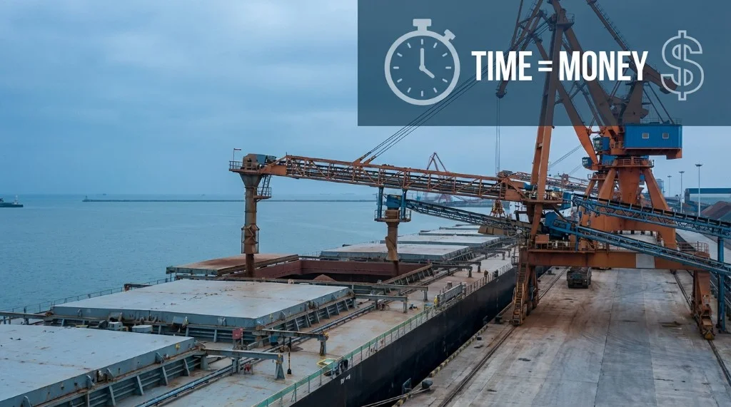 Charterparty demurrage and laytime: clock, exceptions, and dispute documents.